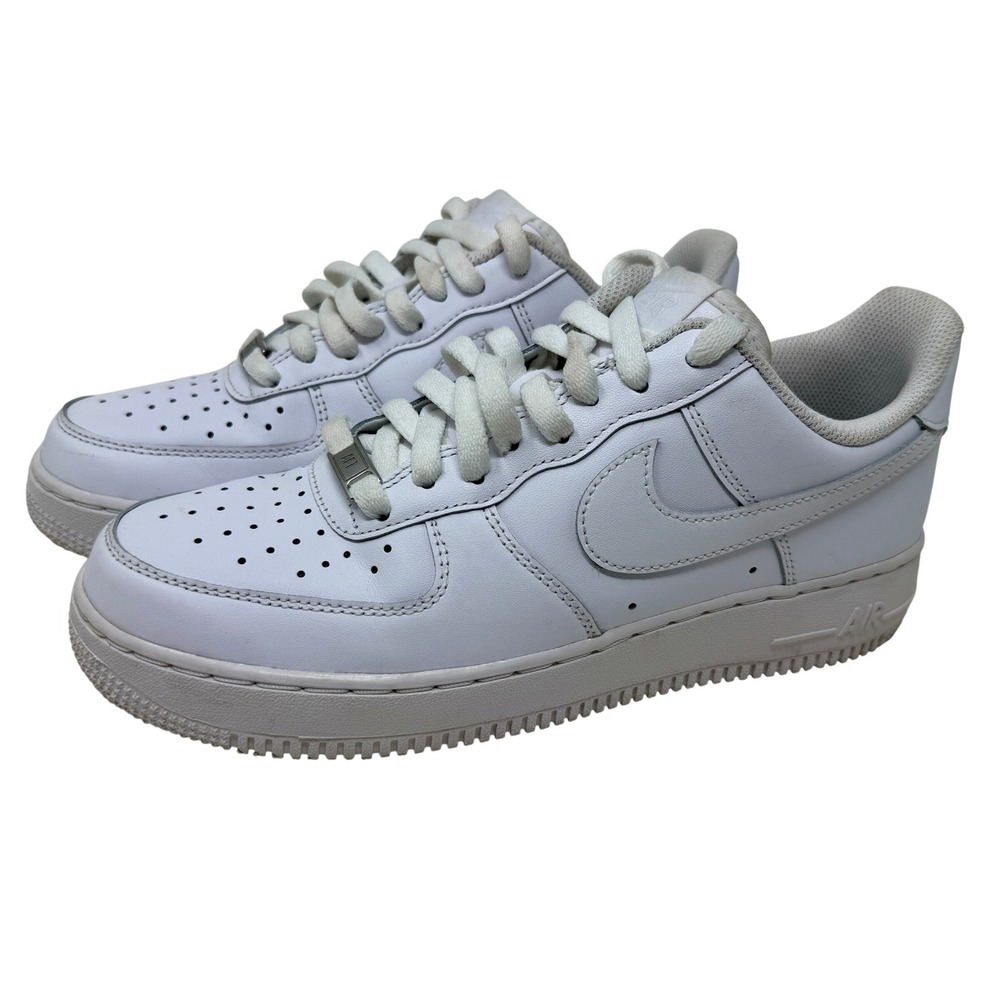Nike Air Force 1 '07 Women's 9.5 White Low Top Sneakers DD8959-100 - Picture 7 of 16